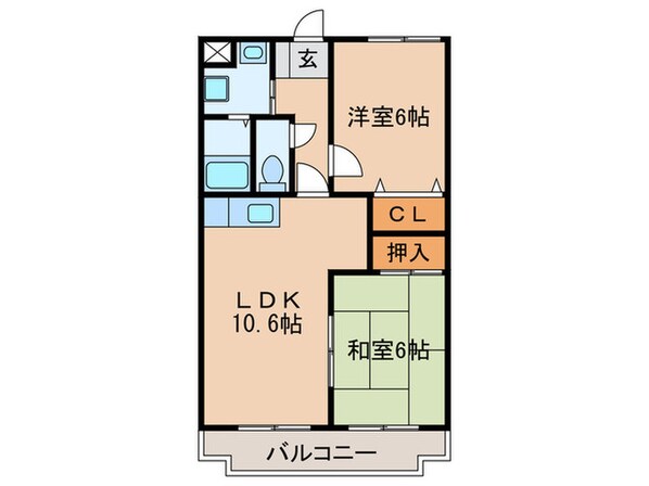 アイリット名和の物件間取画像